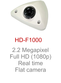 HD-F1000 2.2 Megapixel Full HD (1080p) Real time Flat camera