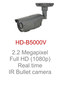 HD-B5000V 2.2 Megapixel Full HD (1080p) Real time IR Bullet camera