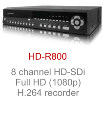 8 channel HD-SDi Full HD (1080p) H.264 recorder HD-R800